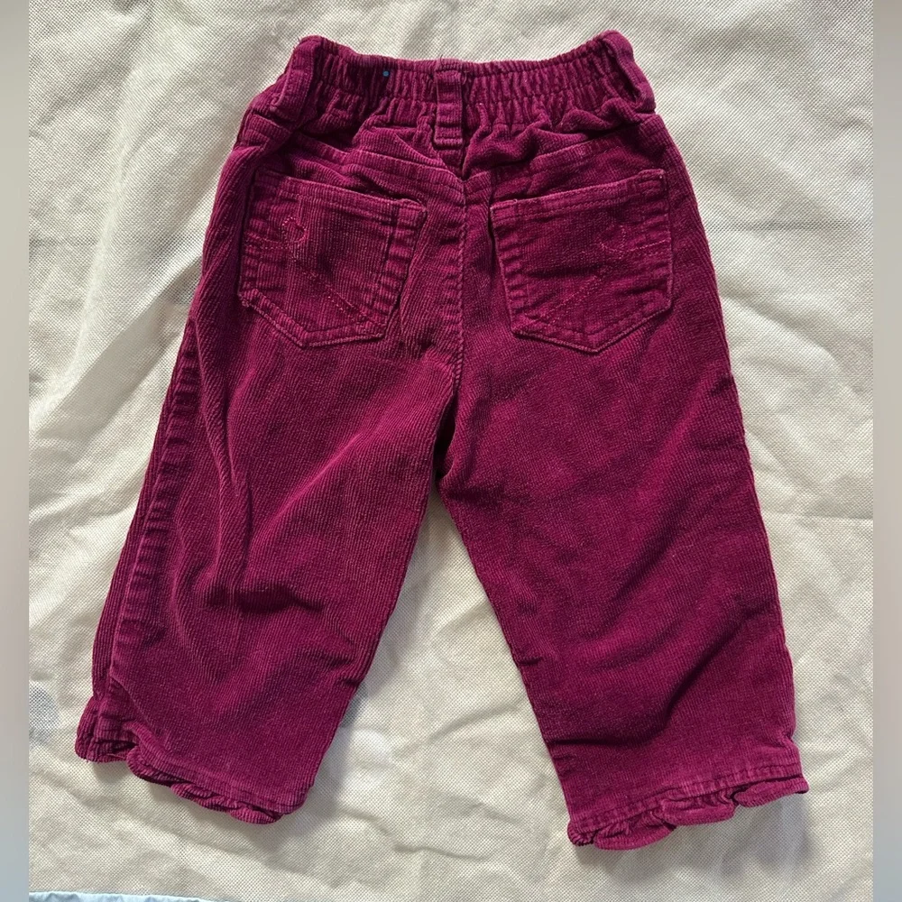 The Children’s Place Corduroy Ruffle Pants in Pink Girls Size 18 Months